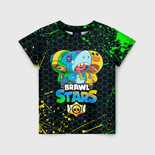 Детская футболка BRAWL STARS LEON SKINS / 3D-принт – фото 1