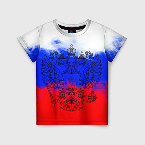 Детская футболка Россия / 3D-принт – фото 1