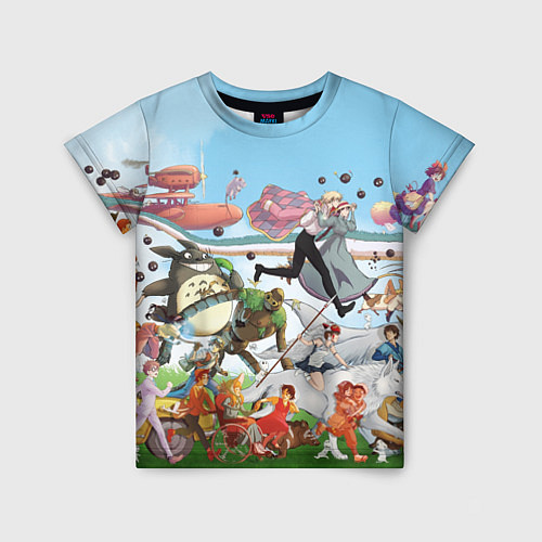 Детская футболка Studio Ghibli / 3D-принт – фото 1