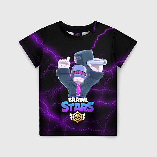 Детская футболка BRAWL STARS DJ FRANK / 3D-принт – фото 1