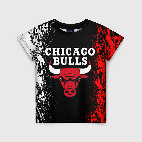 Детская футболка CHICAGO BULLS / 3D-принт – фото 1