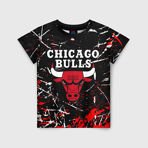 Детская футболка CHICAGO BULLS / 3D-принт – фото 1