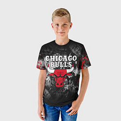Футболка детская CHICAGO BULLS, цвет: 3D-принт — фото 2