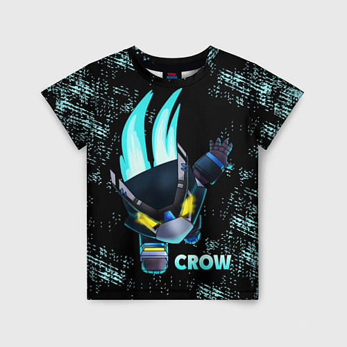 Детская футболка Brawl Stars CROW / 3D-принт – фото 1