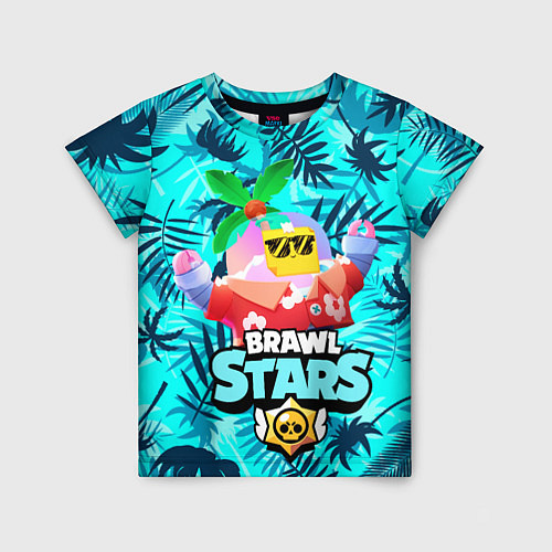 Детская футболка BRAWL STARS TROPICAL SPROUT / 3D-принт – фото 1