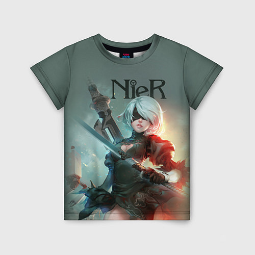 Детская футболка Nier / 3D-принт – фото 1