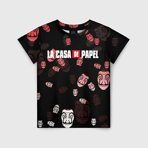 Детская футболка La Casa de Papel Z / 3D-принт – фото 1