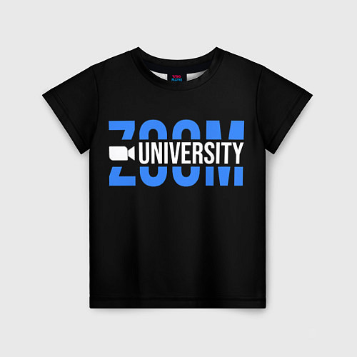 Детская футболка ZOOM / 3D-принт – фото 1