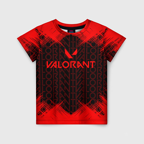Детская футболка Valorant / 3D-принт – фото 1