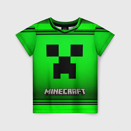 Детская футболка Minecraft / 3D-принт – фото 1