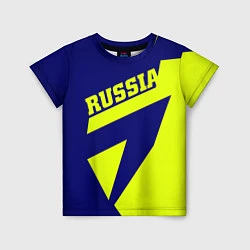 Футболка детская Russia, цвет: 3D-принт