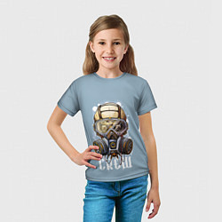 Футболка детская Череп, цвет: 3D-принт — фото 2