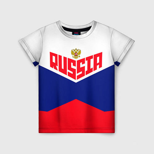 Детская футболка Russia / 3D-принт – фото 1