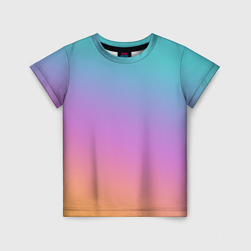 Детская футболка Градиент / 3D-принт – фото 1