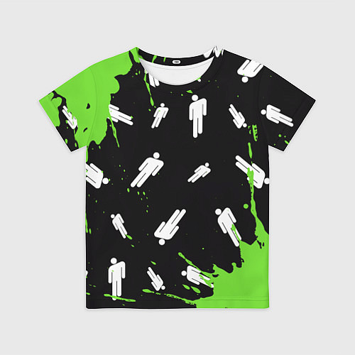 Детская футболка BILLIE EILISH БИЛЛИ АЙЛИШ / 3D-принт – фото 1