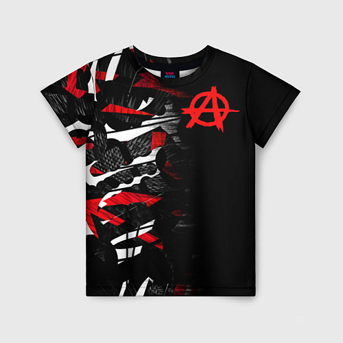 Детская футболка Анархия / 3D-принт – фото 1