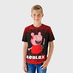 Футболка детская Roblox Piggy, цвет: 3D-принт — фото 2