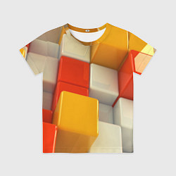 Детская футболка КУБЫ 3D