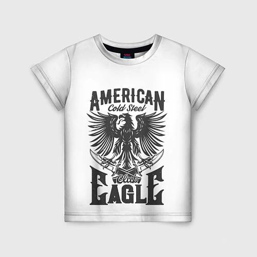 Детская футболка Американский орел Z / 3D-принт – фото 1