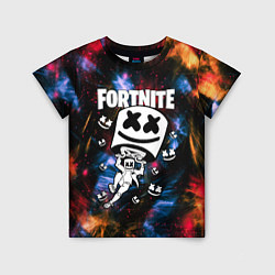 Футболка детская FORTNITE x MARSHMELLO, цвет: 3D-принт
