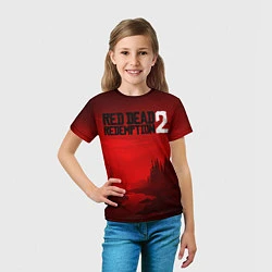 Футболка детская Red Dead Redemption 2, цвет: 3D-принт — фото 2