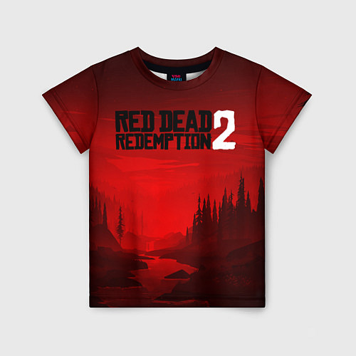 Детская футболка Red Dead Redemption 2 / 3D-принт – фото 1