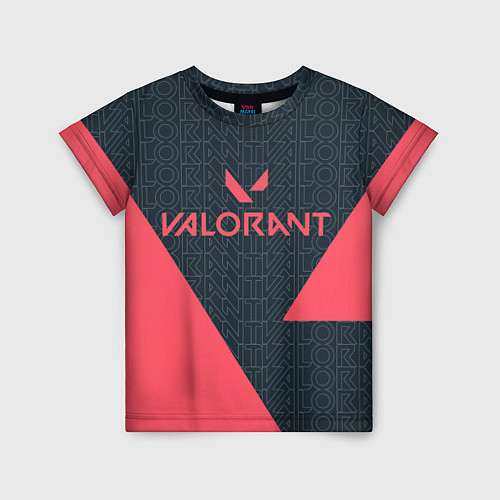 Детская футболка Valorant / 3D-принт – фото 1