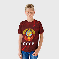 Футболка детская СССР USSR, цвет: 3D-принт — фото 2