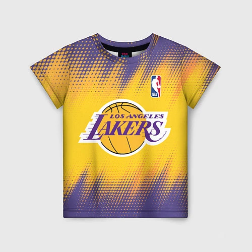 Детская футболка Los Angeles Lakers / 3D-принт – фото 1