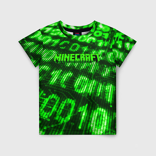 Детская футболка MINECRAFT / 3D-принт – фото 1