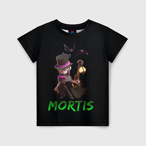 Детская футболка Мортис Brawl Stars / 3D-принт – фото 1