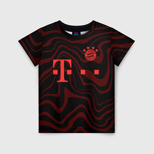 Детская футболка FC Bayern Munchen 2021 / 3D-принт – фото 1
