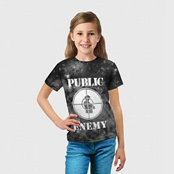 Футболка детская PUBLIC ENEMY, цвет: 3D-принт — фото 2