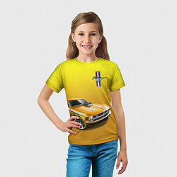 Футболка детская Ford mustang - motorsport, цвет: 3D-принт — фото 2