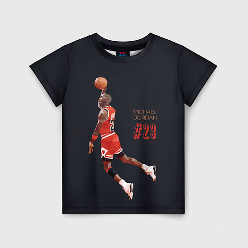 Детская футболка MICHAEL JORDAN / 3D-принт – фото 1