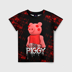 Футболка детская Roblox Piggy, цвет: 3D-принт