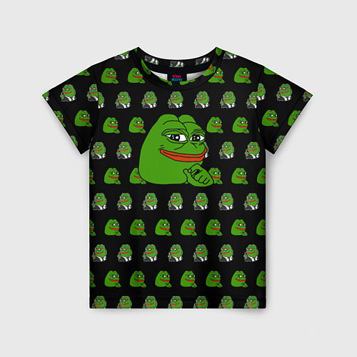 Детская футболка Frog Pepe / 3D-принт – фото 1