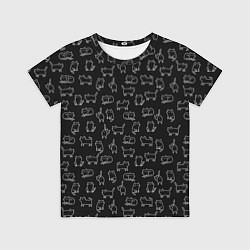 Футболка детская Cats, цвет: 3D-принт