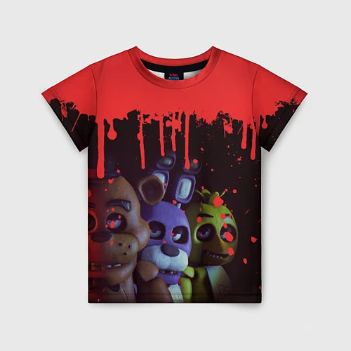 Детская футболка Five Nights At Freddys / 3D-принт – фото 1