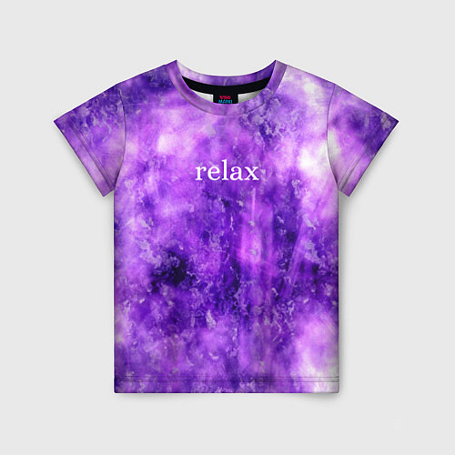 Детская футболка Relax / 3D-принт – фото 1