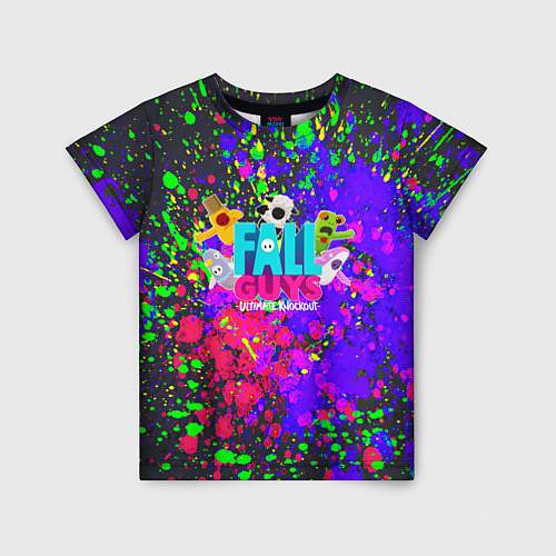 Детская футболка Fall Guys / 3D-принт – фото 1