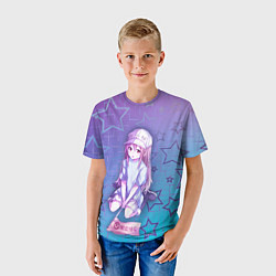 Футболка детская Тромбоцит, цвет: 3D-принт — фото 2