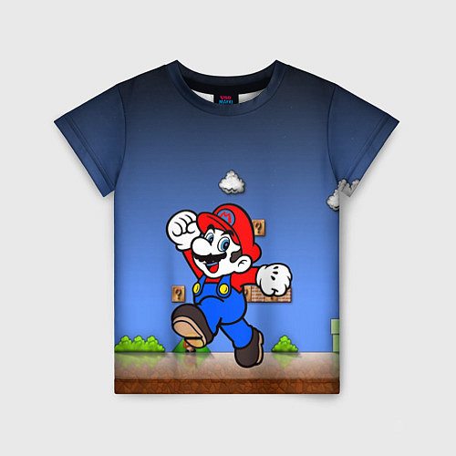 Детская футболка Mario / 3D-принт – фото 1