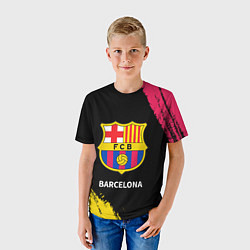 Футболка детская BARCELONA БАРСЕЛОНА, цвет: 3D-принт — фото 2