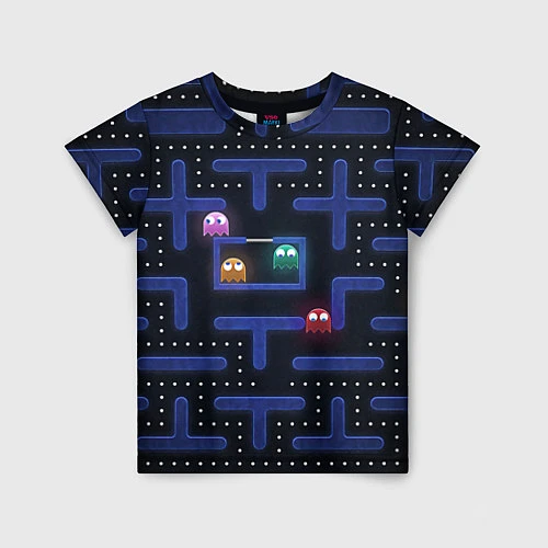 Детская футболка Pacman / 3D-принт – фото 1