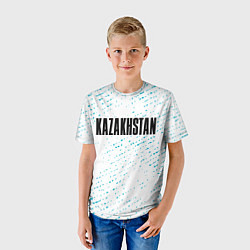 Футболка детская KAZAKHSTAN КАЗАХСТАН, цвет: 3D-принт — фото 2