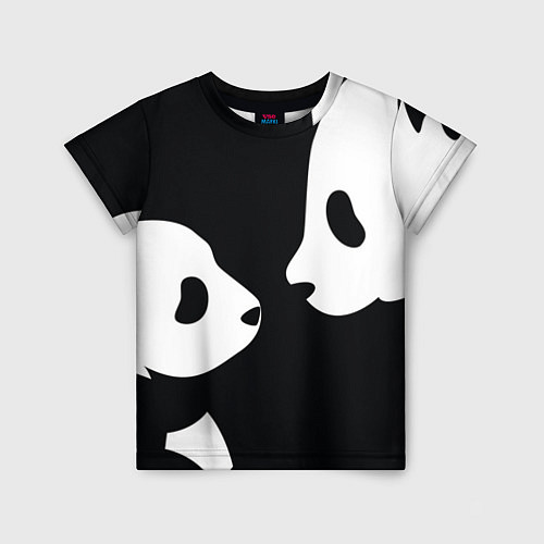 Детская футболка Panda / 3D-принт – фото 1
