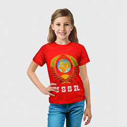 Футболка детская USSR СССР, цвет: 3D-принт — фото 2