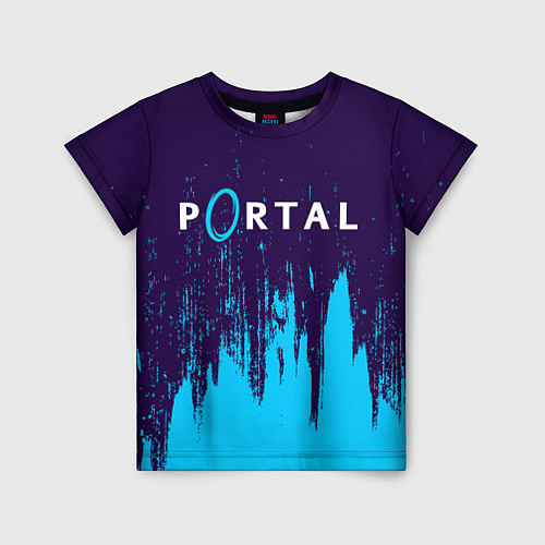 Детская футболка PORTAL ПОРТАЛ / 3D-принт – фото 1
