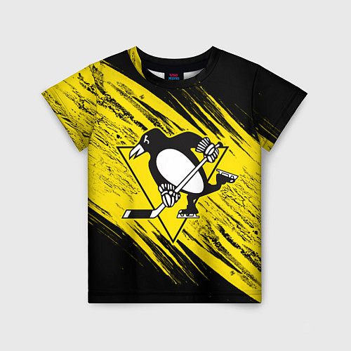Детская футболка Pittsburgh Penguins Sport / 3D-принт – фото 1